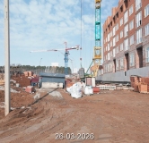 Ход строительства дома Литер 21 в ЖК Свой Берег -
