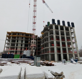 Ход строительства дома 114, поз.1, 2 этап в ЖК Флора (FLORA) -