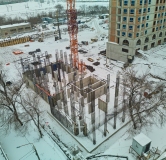 Ход строительства дома 1.1 в ЖК Меридиан -