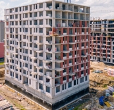 Ход строительства дома 35, корпус 1 в ЖК Новое Колпино -