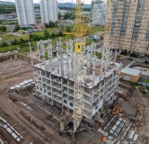 Ход строительства дома 3.2.2 в ЖК Остров на Норильской -