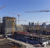 Ход строительства дома № 4, корпус 3 (ГП-9) в ЖК Октябрьский на Туре -