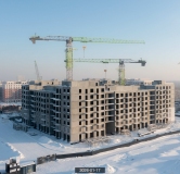 Ход строительства дома 5.2 в ЖК Пшеница -