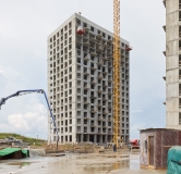 Ход строительства дома 2 в ЖК Солнечный (Эталон) -