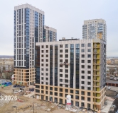 Ход строительства дома № 1 в ЖК Три Клёна -