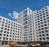 Ход строительства дома 4, 4 этап в ЖК Апгрейд Фэмили (Upgrade) -