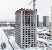 Ход строительства дома № 117, корпус 13 (4Б) в ЖК Фатера -
