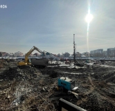 Ход строительства дома 1 в ЖК Геос -