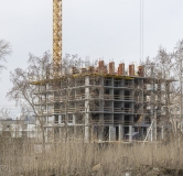 Ход строительства дома 1 в ЖК Сибирский Сад -