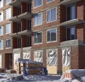 Ход строительства дома 5 в ЖК Брусника в Академическом -