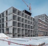 Ход строительства дома 1 (ГП-2) в ЖК Эпитеты -