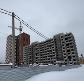 Ход строительства дома 5, 1 этап (ГП-20) в Микрорайон Комсомольский -