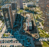 Ход строительства дома 10/1, секция 8-10 в ЖК Ясный Берег -