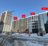 Ход строительства дома 34-2 в ЖК Новое Побережье -