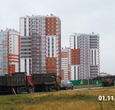 Ход строительства дома 51 А в ЖК Дружный -