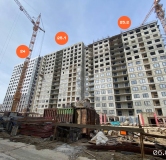 Ход строительства дома 24 в ЖК Авиатоr -