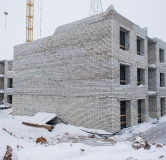 Ход строительства дома 2 в ЖК Калина -