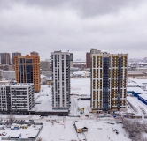 Ход строительства дома 3/8 в ЖК На Королева -