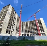Ход строительства дома 2 в ЖК Рассвет -