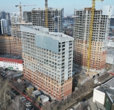 Ход строительства дома 1.1-1.4 в ЖК Теплые Кварталы -