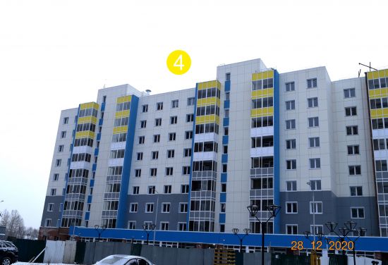 Дом 12, секция 4 в ЖК Предместье