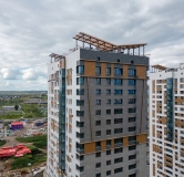 Ход строительства дома 1, корпус 1,2 в ЖК Чижи -