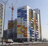 Ход строительства дома 63 в ЖК Город Спутник -