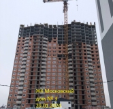 Ход строительства дома № 3 в ЖК Московский -