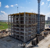 Ход строительства дома 25, ГП-72.107 в ЖК Мириады -