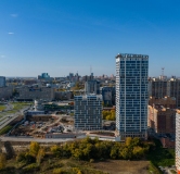 Ход строительства дома 1 в ЖК Горская Лагуна -