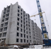 Ход строительства дома 2 в ЖК Ривьера -