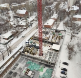 Ход строительства дома 1.2 в ЖК На Шефской -