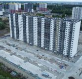 Ход строительства дома 11 в ЖК Радуга Сибири -
