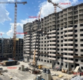 Ход строительства дома № 2, секция 6,7 в ЖК Развитие -