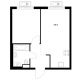 1 комнатная квартира 35,9 м² в ЖК Савин парк, дом корпус 7 - планировка