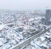 Ход строительства дома 1 в ЖК Соната Парк -