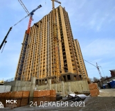 Ход строительства дома Литер 2 в ЖК Рубин -
