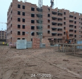 Ход строительства дома 25 в ЖК Цветы Башкирии -