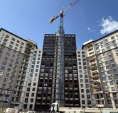 Ход строительства дома 1 в ЖК Крылья -