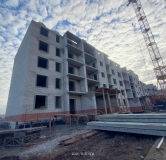 Ход строительства дома 1 в КД Санрайз -