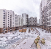 Ход строительства дома 19.1.7, 19.1.8 в ЖК А Плюс -