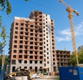 Ход строительства дома 1 в ЖК Университи -