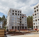 Ход строительства дома 4-2 в ЖК Лес -