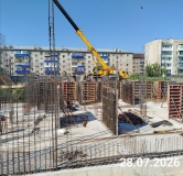 Ход строительства дома 39Б в ЖК Счастье -