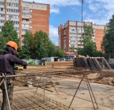 Ход строительства дома 35 в ЖК Гулливер -