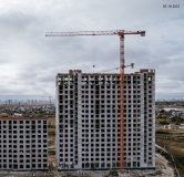 Ход строительства дома № 1491 (ГП-2) в ЖК Мятный -