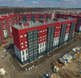 Ход строительства дома 49а в ЖК Вишневая Горка -