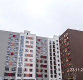 Ход строительства дома 1.4 в ЖК Кантри -