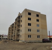 Ход строительства дома № 1/4 в ЖК Кубанская усадьба -