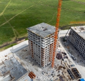 Ход строительства дома № 1456, ГП-72.101 в ЖК Мириады -